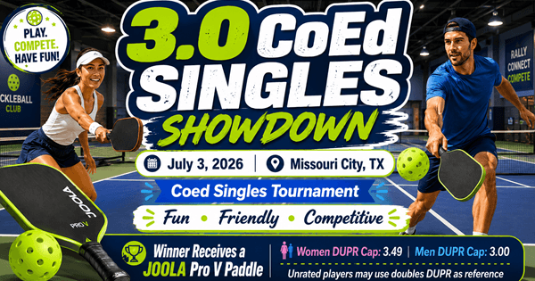 3.0 CoEd Singles Showdown