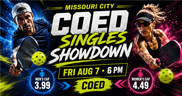 3.5 CoEd Singles Showdown at Missouri City