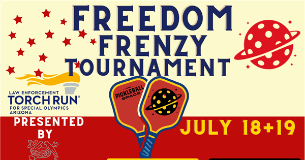 Freedom Frenzy @ The Pickleball Space with Glendale PD. Presented by Nestle
