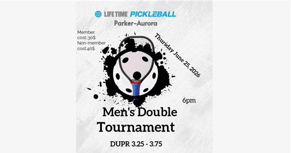 Men's Doubles 3.25 -3.75 Tournament