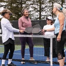 Katharine Fisher Pickleball pickleball court