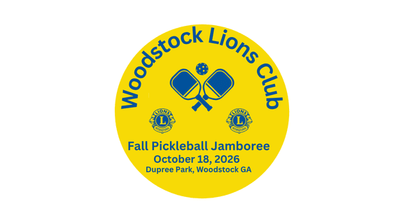 Woodstock Lions Club Foundation Fall Pickleball Jamboree Round Robin 2026