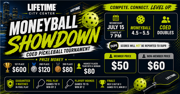 MONEY BALL SHOWDOWN LIFE TIME CITY CENTER
