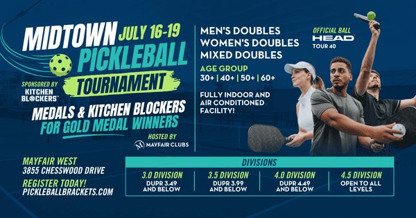 MidTown Pickleball Madness at Mayfair West Presented by Kitchen Blockers