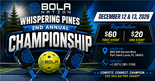 2nd Annual Whispering Pines Championship