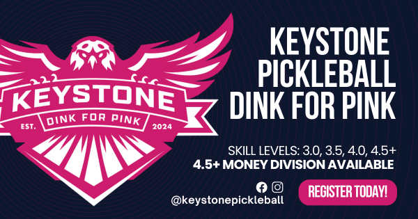 Keystone Pickleball Dink for Pink at Dill Dinkers Newport