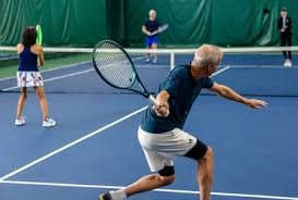 The Fairbanks Ranch pickleball court