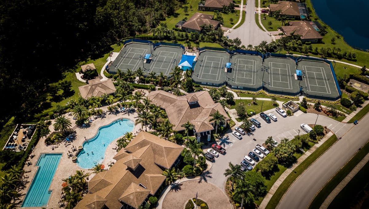 Bridgetown at the Plantation pickleball court