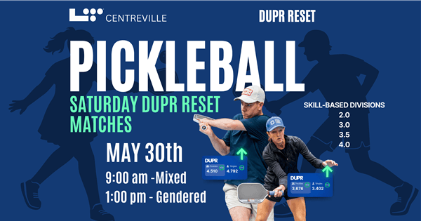 Saturday DUPR Reset Event
