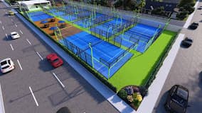The Gables Padel pickleball court