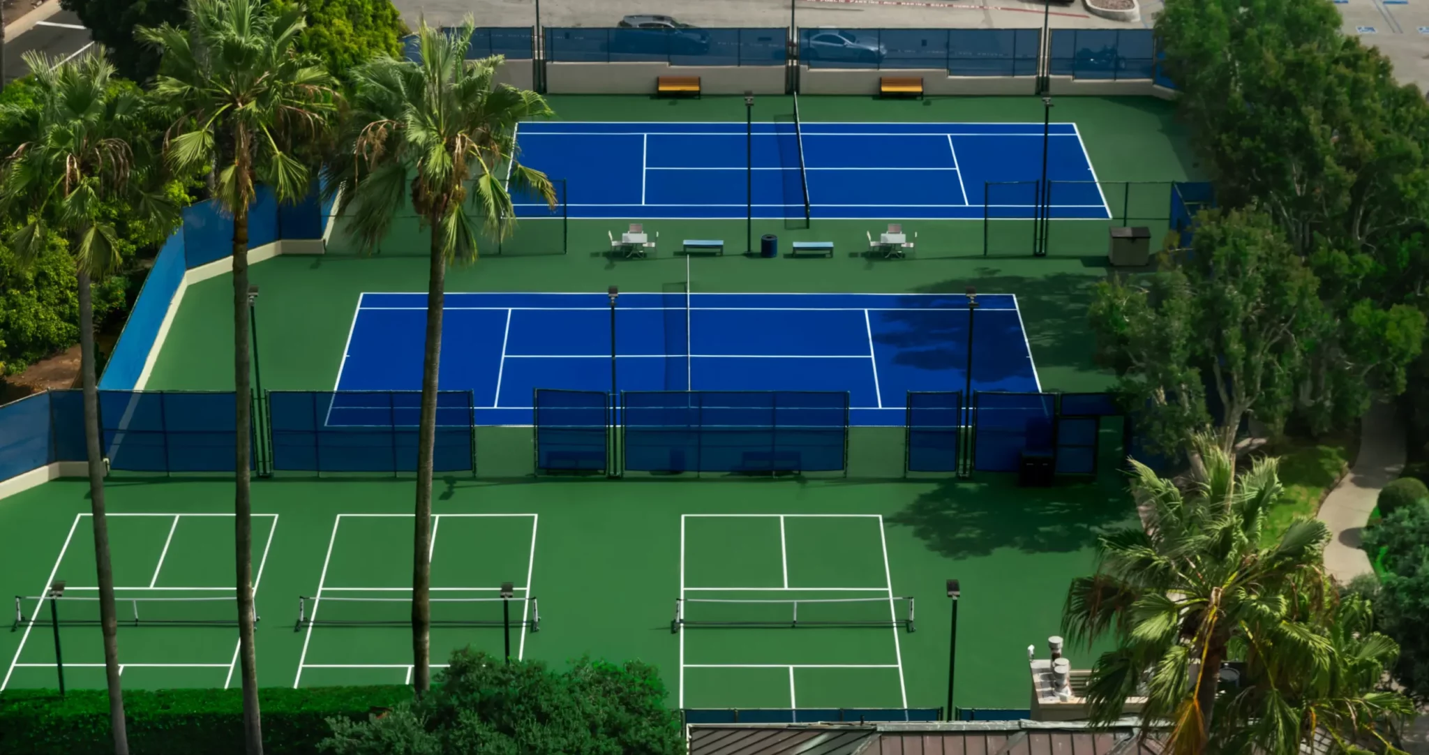 Marina Racquet Club pickleball court