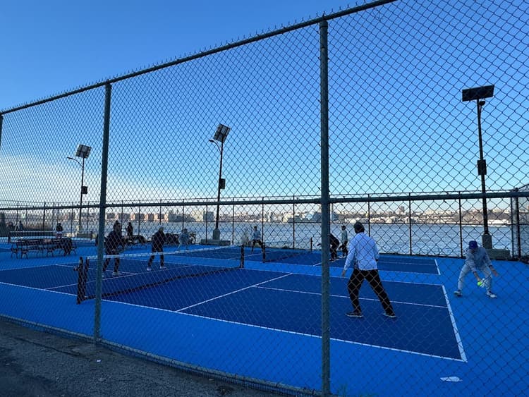 Hudson River Park Interim Pickleball Courts