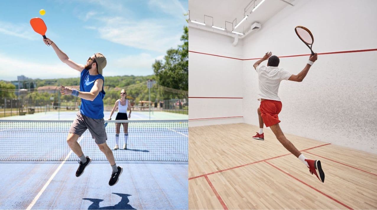 Squash vs pickleball: rules, fitness, cost, and which is better for you