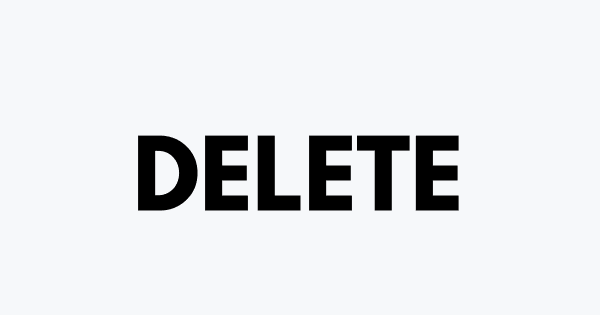 delete delete delete