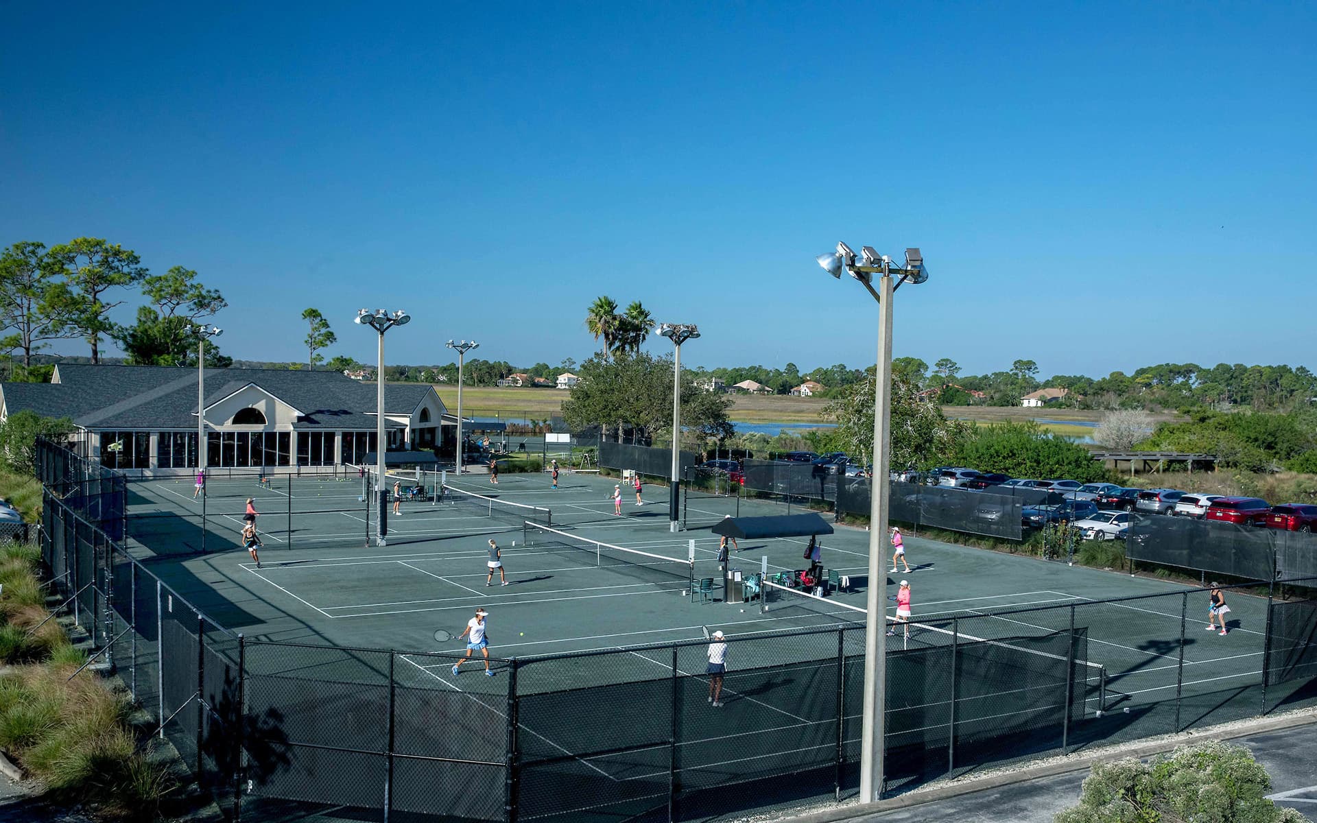 Marsh Creek Country Club pickleball court