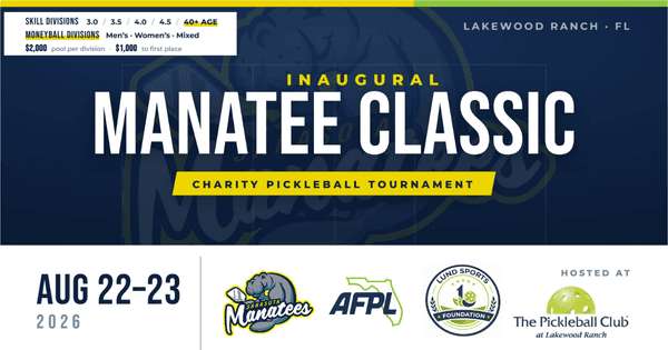 Inaugural Manatee Classic Charity Pickleball Tournament