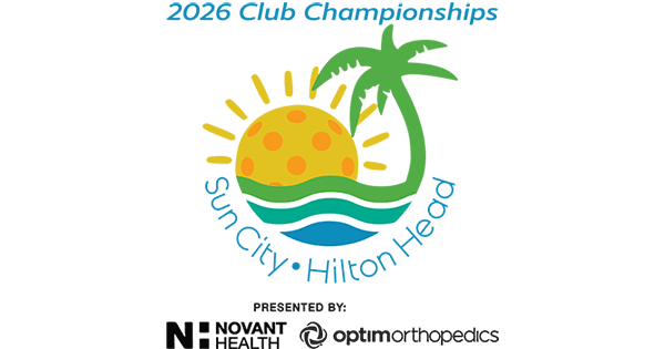 Sun City Pickleball Club Championships presented by Novant Health & Optim Orthopedics
