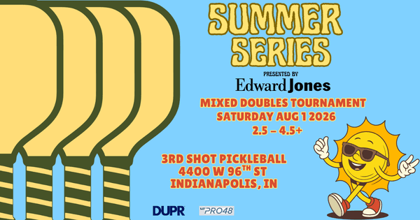 3rd Shot Pickleball's Summer Series Mixed Doubles Tournament