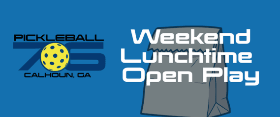 Weekend Lunchtime Open Play Powered by Good Game Sports