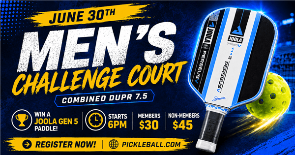 Life Time Champions - Men's DUPR 7.5 Challenge Court