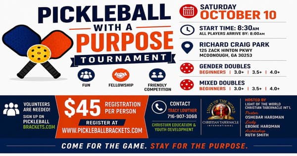 Pickleball With A Purpose