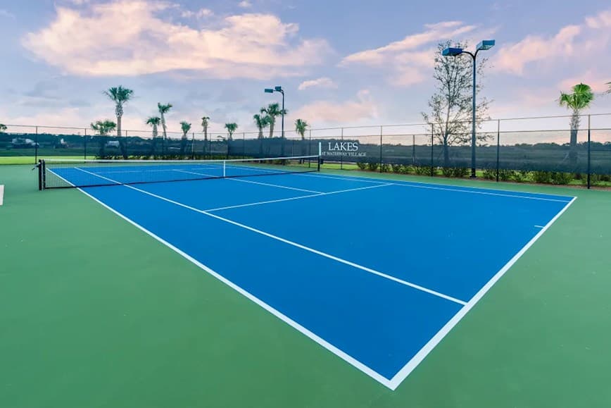 Lakes at Waterway Village pickleball court