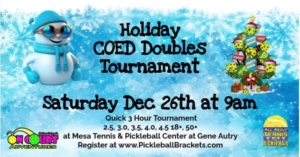 Holiday COED Doubles Tournament (non-DUPR)