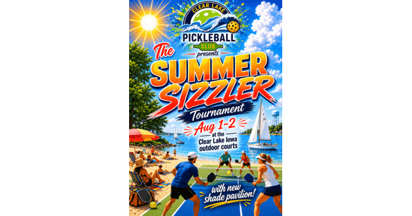Clear Lake Pickleball Summer Sizzler Presented by The Clear Lake Pickleball Club